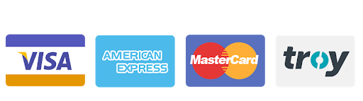 Visa, Mastercard, Troy, American Express